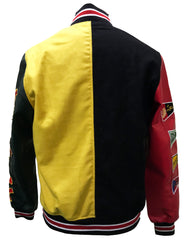 Smoke Rise Men Wool All Star Varsity Lettermen Jacket