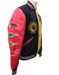 Smoke Rise Men Wool All Star Varsity Lettermen Jacket