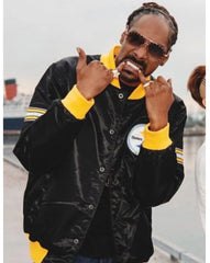 Snoop Dogg Back In The Game Black Bomber Jacket