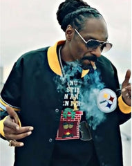 Snoop Dogg Back In The Game Black Bomber Jacket