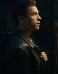 Nathan Drake Uncharted Tom Holland Real Leather Jacket