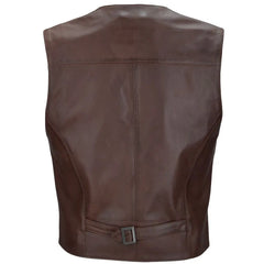 Men's leather waistcoats
