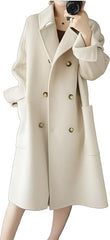Women's Wool Double Breasted Coats