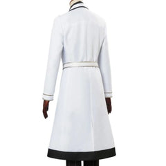 Tokyo Ghoul Ken Kaneki White Real Leather Trench Coat